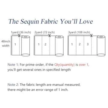 ShiDianYi Iridescent Green Sequin Fabric - Versatile DIY Material