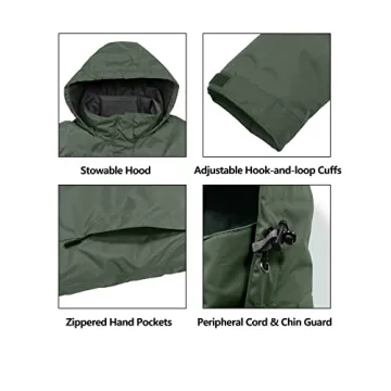 Little Donkey Andy Women's Lightweight Rain Jacket
