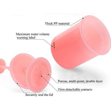 KOVCOAP Foam Maker for Face Wash, Face Wash Foamer, Cleanser Foam Maker, Marshmallow Whip Maker Skin...