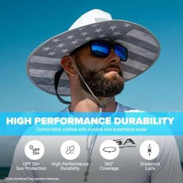 New Premium Keys Straw Hat for UV Sun Protection
