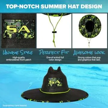 New Premium Keys Straw Hat for UV Sun Protection