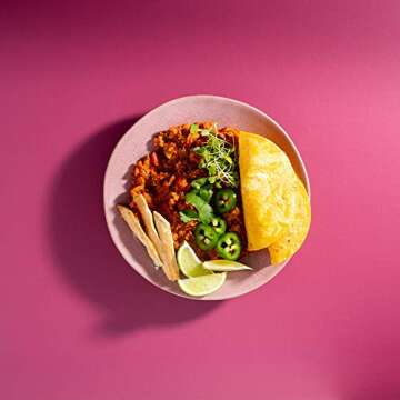 Plant Boss Mild Plant Taco Crumbles | Organic Meatless Crumbles | 15g Protein Per Serving | Soy-Free | 3.35 oz Bag | Pack Of 6