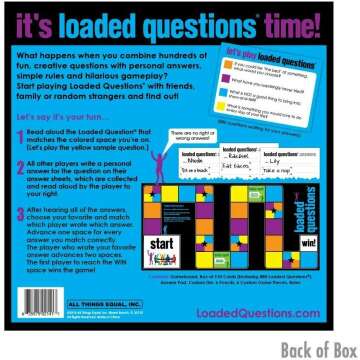 Loaded Questions Family Game - Fun with Friends & Family