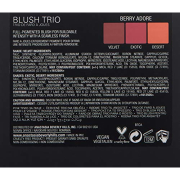 Anastasia Beverly Hills Berry Adore Blush Trio - Stunning Pigmentation