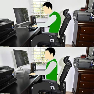 AMT Premium Acrylic Clear Monitor Stand Laptop/PC/Multimedia Monitor Riser for Home Office