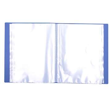 100-Pocket Business A4 Sheet Presentation Book, 200-Page Capacity for A4 and Letter Size Inserts Fil...