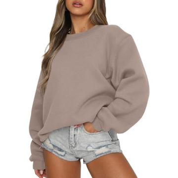 EFAN Womens Oversized Sweatshirts Crewneck Fall Fashion for Teens 2025