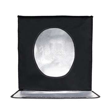 LimoStudio 20 Inch Cube Tabletop Photo Shooting Tent with LED Lighting for Professional Product Phot...