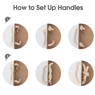 EZOWare Elegant Fabric Storage Bins Set of 4