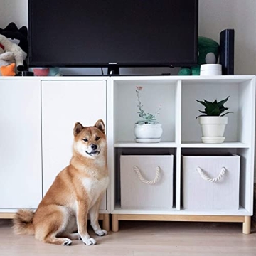 EZOWare Elegant Fabric Storage Bins Set of 4