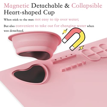 Svartur Art Mat with Detachable Cup & Painting Accessories