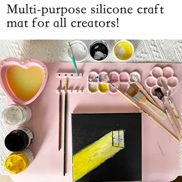 Svartur Art Mat with Detachable Cup & Painting Accessories