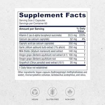 Vitanica Candidastat - Vegan Yeast Balance Support Supplement