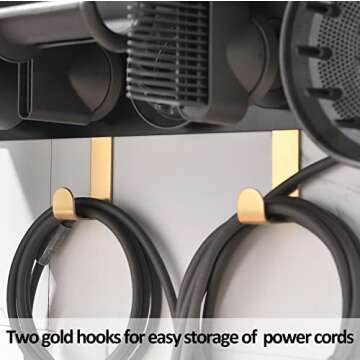 Affogato Wall Mount Holder for Dyson Hair Tools