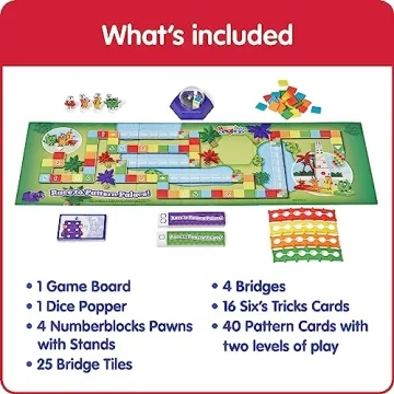 hand2mind Numberblocks Race to Pattern Palace Board Game
