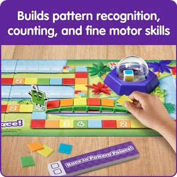 hand2mind Numberblocks Race to Pattern Palace Board Game