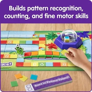 hand2mind Numberblocks Race to Pattern Palace Board Game