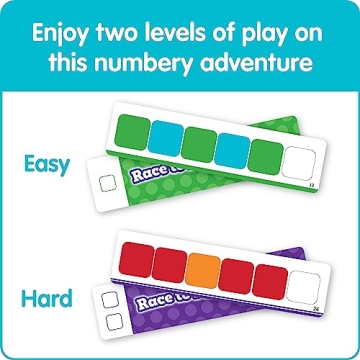hand2mind Numberblocks Race to Pattern Palace Board Game