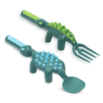 Constructive Eating - Toddler Utensils Made in USA - Silverware for Toddlers - Utensils for Kids - C...