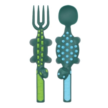 Constructive Eating Toddler Utensils - Fun & Safe
