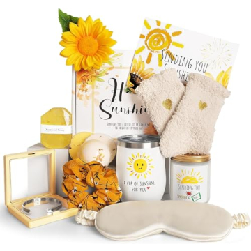 Birthday Gifts for Women, Sending Sunshine Christmas Gifts, Get Well Soon Gifts Basket Care Package ...