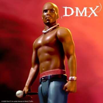 Super7 DMX (It's Dark and Hell is Hot) - 3.75" DMX Action Figure with Accessory Hip Hop Collectibles and Retro Toys