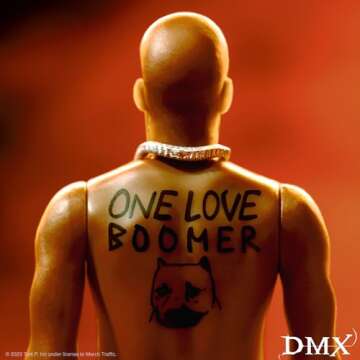 Super7 DMX (It's Dark and Hell is Hot) - 3.75" DMX Action Figure with Accessory Hip Hop Collectibles and Retro Toys