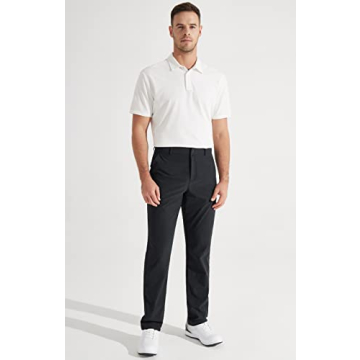 Libin Men's Golf Pants - Lightweight Quick Dry Comfort Trousers