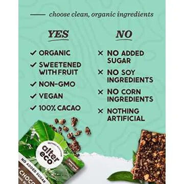 Alter Eco Dark Chocolate Granola, Healthy, Organic Breakfast & Snack, Naturally Sweetened with Fruit, Vegan, No Artificial Sugars or Additives, Regeneratively-Farmed Oats (Dark Chocolate - 1 Pack)