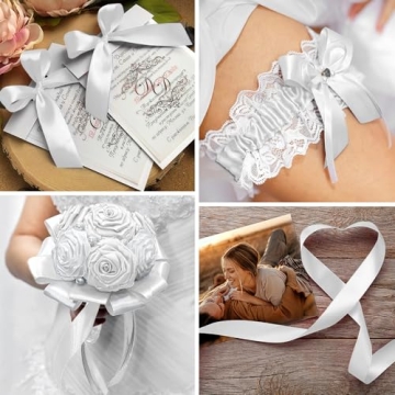 Versatile White Satin Ribbon for All Occasions 25 Yards