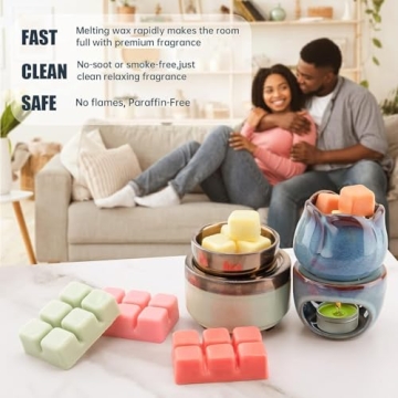 Premium Fall Wax Melts, Long Lasting Soy Scents 4 Pack