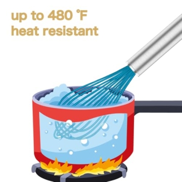 OYV Silicone Whisk Set - Non Scratch & Durable Cookware