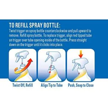 Tilex Mold & Mildew Remover Spray Pack of 2 - 32 Fl Oz