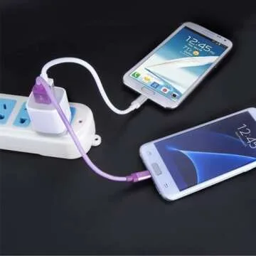 USB Wall Charger Adapter, FiveBox 5Pack 2.1Amp Fast Dual Port Wall Charger USB Plug Charging Block Charger Brick Cube Charger Box for iPhone 16 Pro Max 15 14 13 12 11 Xs XR X 8 7, Samsung, Android