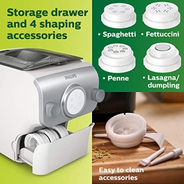 Philips Pasta Maker HR237506 Fresh Homemade Noodles Kitchen