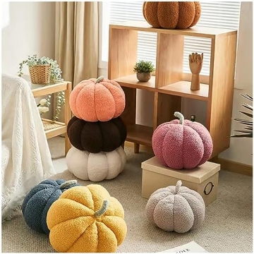 Eoieov Cute 3D Pumpkin Pillows for Home Decor