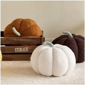 Eoieov Cute 3D Pumpkin Pillows for Home Decor