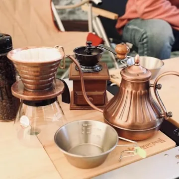 NWFashion Copper Gooseneck Coffee Kettle for Perfect Pouring