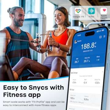 GE Smart Body Weight Scale: Accurate Health Analyzer 500lbs