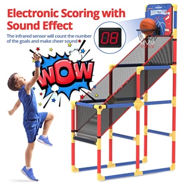 Kids Arcade Basketball Game with Electronic Scoreboard