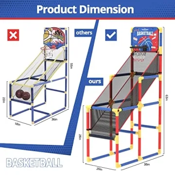 Kids Arcade Basketball Game with Electronic Scoreboard