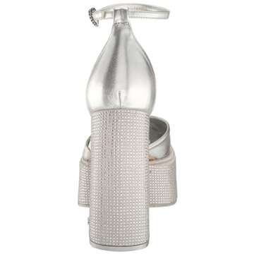 Circus NY Bailey Platform Heels – Sparkling Silver Style