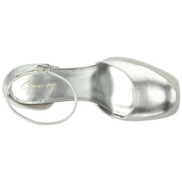 Circus NY Bailey Platform Heels – Sparkling Silver Style