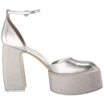 Circus NY Bailey Platform Heels – Sparkling Silver Style