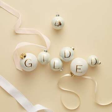 Thymes Frasier Fir Candle - Gilded Collection - Wood Grain Ceramic Design with 24-Karate Gold Rim - Mountain Fresh Fragrance - Elegant Winter Candle Scents - Gifts for Women & Men (Petite, 6 oz)