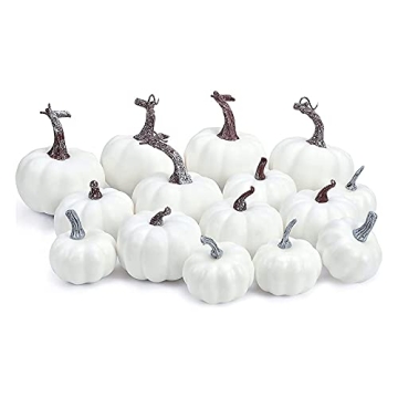 TGOOD 55 Pcs Artificial Pumpkins for Festive Decor