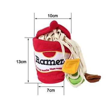Great GREENWISH Snuffle Toy for Dogs, Ramen Cup Fun