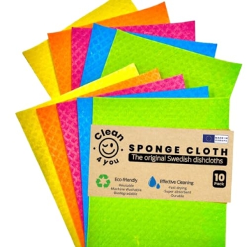 Swedish Dish Cloths - Absorbent & Eco-Friendly Kitchen Cleaning Solution