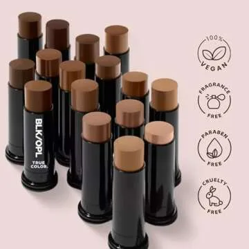 BLK/OPL Foundation Stick with SPF - Full Coverage & Hypoallergenic