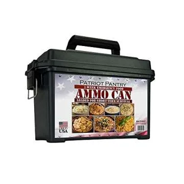 Patriot Pantry 1-Week Food Supply in Secure Ammo Can